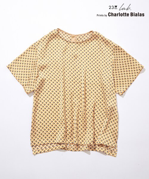23区 lab.】Prints by Charlotte Bialas Tブラウス | 23区（ニジュウ 