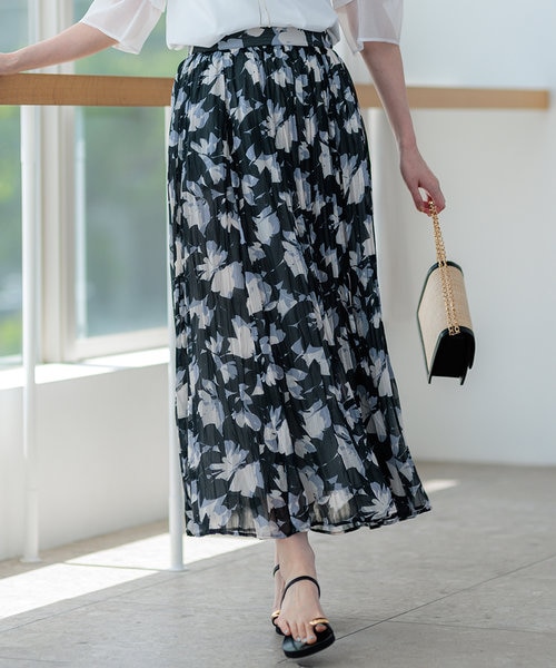 洗える】Ratti ウォールプリント フレアスカート | 23区（ニジュウ  