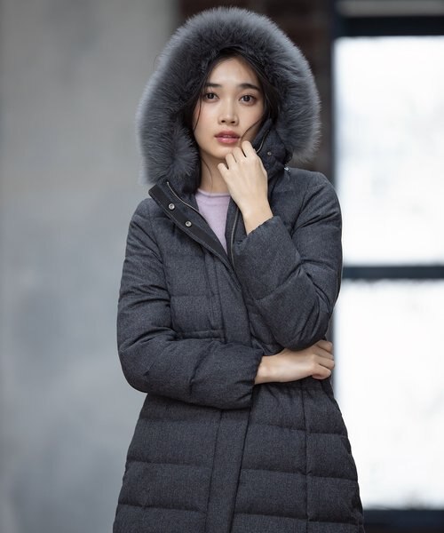 ウールライク ダウンコート | 組曲（クミキョク）の通販 - &mall 