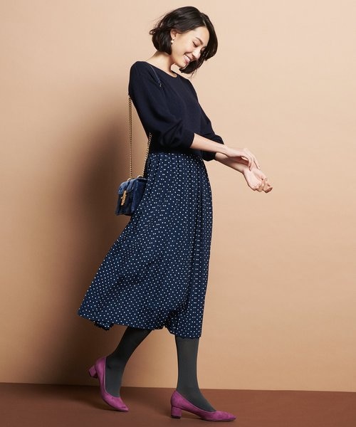 10周年web限定 プリーツコンビワンピース 組曲 クミキョク の通販 Mall