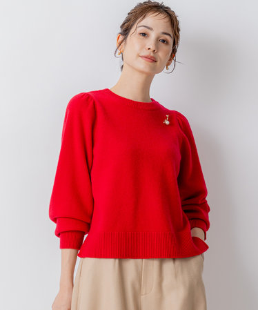 ニット・セーター（レッド/赤色）通販 | &mall（アンドモール）三井