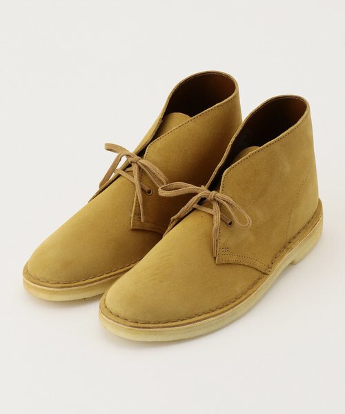 clarks boots yellow