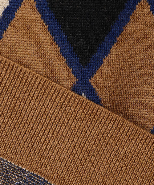 Australian Merino Wool】インターシャクルー ニット | J.PRESS MEN