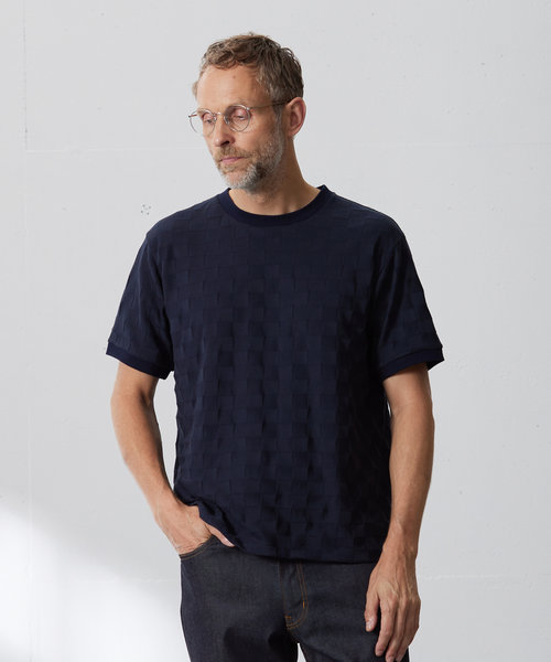 ブロックリンクス クルーネック Tシャツ | J.PRESS MEN（ジェイ