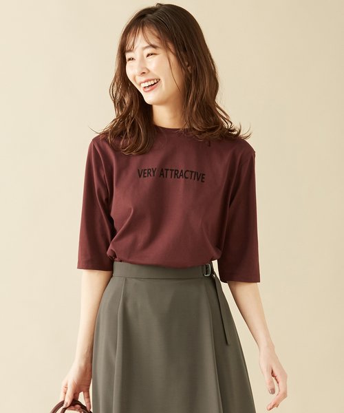 洗える】フロッキーロゴTEE カットソー | J.PRESS LADIES（ジェイ