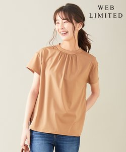 【WEB限定】プレーティングジャージーモックネック Tシャツ