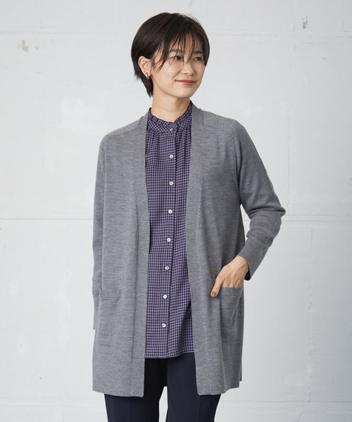 洗える】KNIT BASIC ロング カーディガン | J.PRESS LADIES（ジェイ