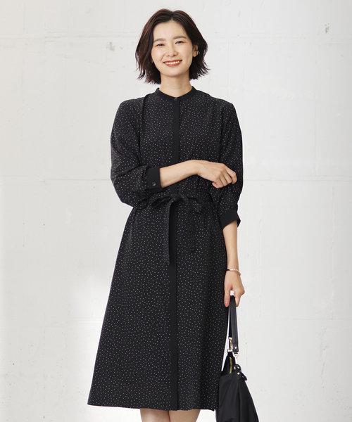 洗える】フェミニッシュパウダー dots ワンピース | J.PRESS LADIES