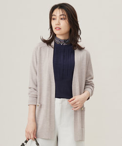 【着丈が選べる・洗える】KNIT BASIC ロングカーディガン