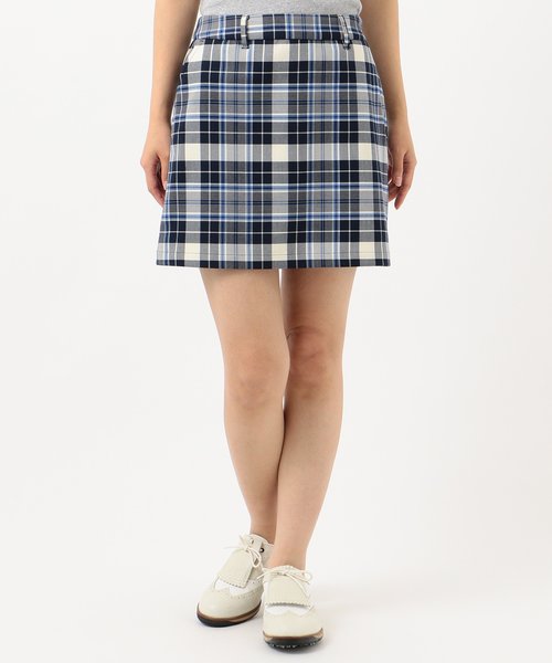 【WOMEN】チェックプリントスカート