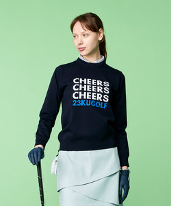 軽量さが自慢！【WOMEN】ＣＨＥＥＲＳ ロゴニット