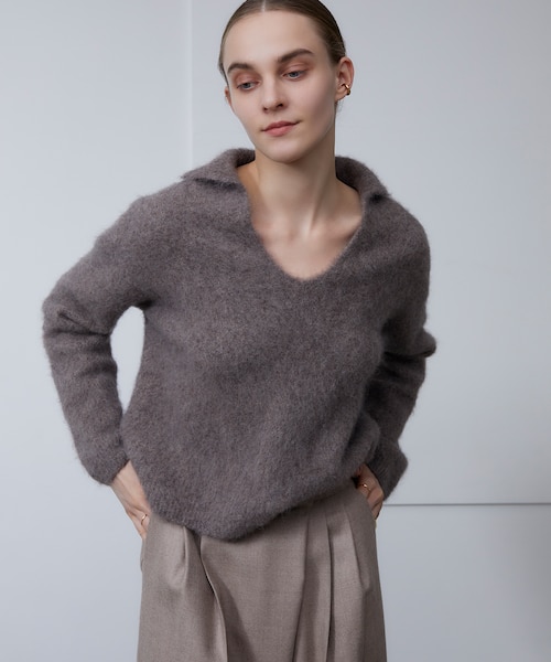 BEIGE ベイジ DROSNAY / ニットサイズ4グレー BEIGE ベイジ DROSNAY / ニットサイズ4グレー