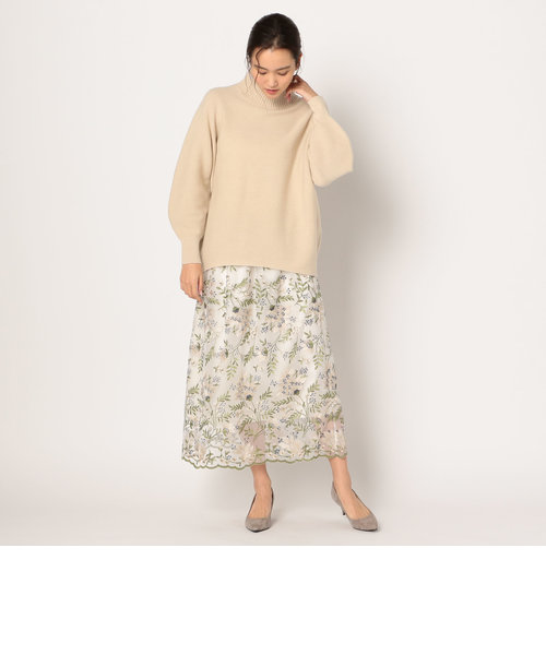 フラワー刺繍レーススカート | NOLLEY'S（ノーリーズ）の通販 - mall