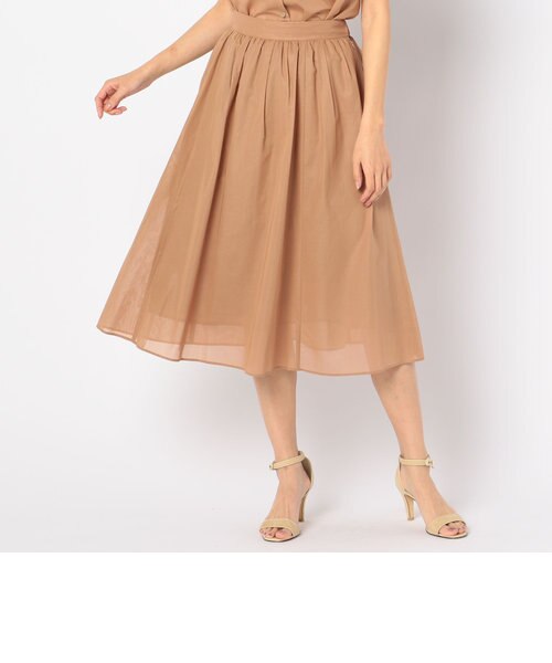 100/2ボイルギャザースカート | NOLLEY 