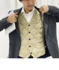 【TAION/タイオン】TAION CITY LINE SNAP BUTTON DOWN GILET　TAION-003C1