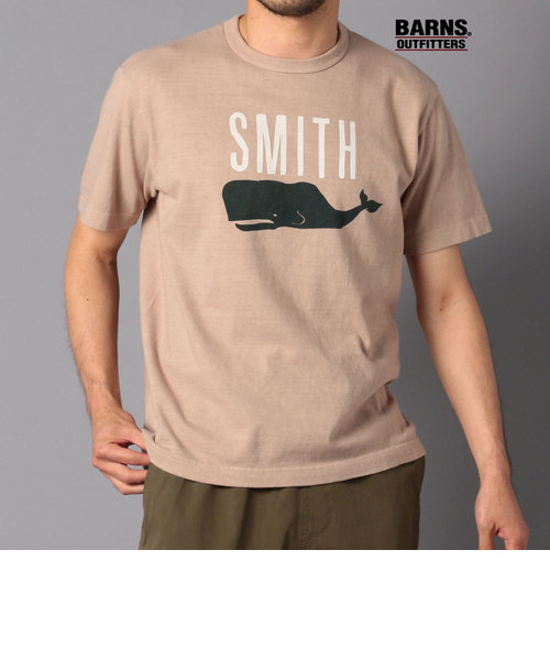 【BARNS OUTFITTERS/バーンズアウトフィッターズ】別注 吊り編み Tシャツ SMITH