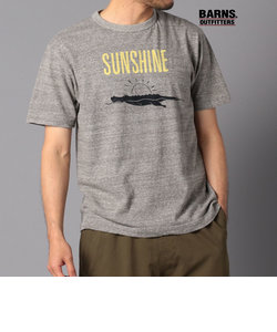 【BARNS OUTFITTERS/バーンズアウトフィッターズ】別注 吊り編み Tシャツ SUNSHINE