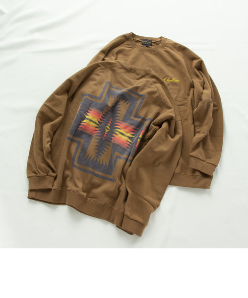 【PENDLETON/ペンドルトン】ラグラン バックプリント スウェット プルオーバー 1475-5006