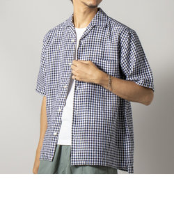 リネン オープンカラーシャツ (※夏のカジュアルスタイルで活躍！)