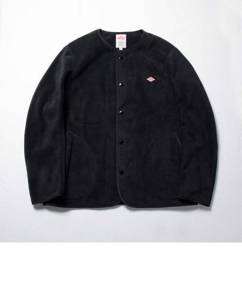 【DANTON/ダントン】フリースカーディガン FLEECE COLLARLESS JACKET  #JD-8939