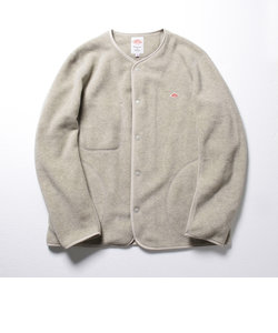 【DANTON/ダントン】フリースカーディガン FLEECE COLLARLESS JACKET  #JD-8939