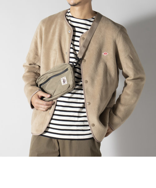 DANTON/ダントン】フリースカーディガン FLEECE COLLARLESS JACKET #JD