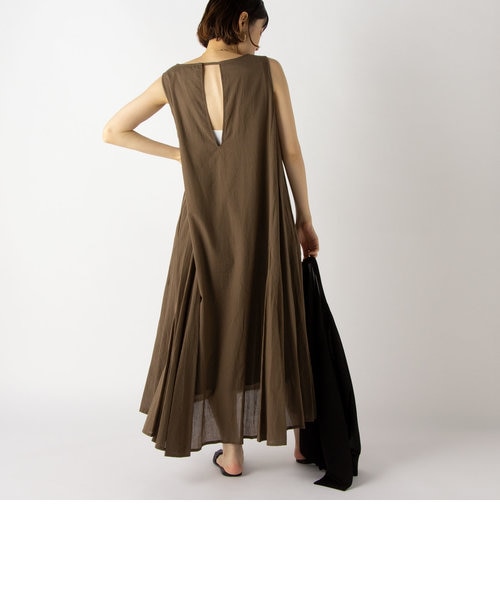 Normment ノーメント シャドウストライプノースリーブワンピース Nolley S ノーリーズ の通販 Mall