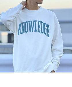 【BARNS OUTFITTERS/バーンズアウトフィッターズ】別注 スウェット KNOWLEDGE