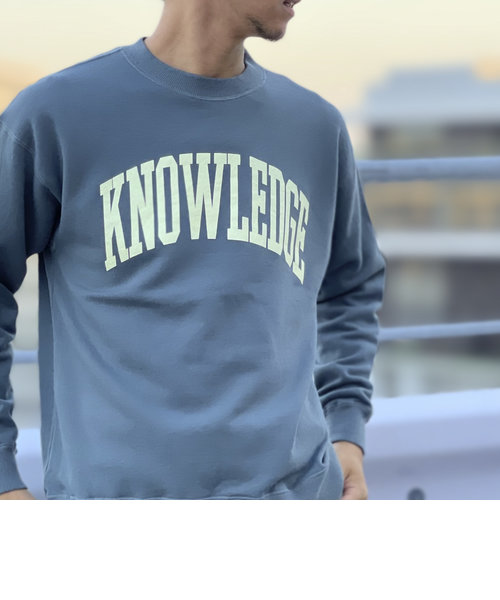 【BARNS OUTFITTERS/バーンズアウトフィッターズ】別注 スウェット KNOWLEDGE