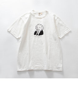 【BARNS OUTFITTERS】別注 プリントTシャツ Learn from yesterday