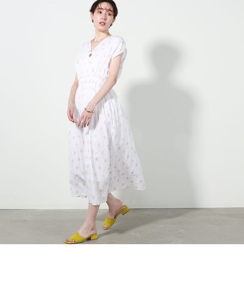 ◇【WEB限定】【ne Quittez pas/ヌキテパ】FOIL PRINT DRESS ...