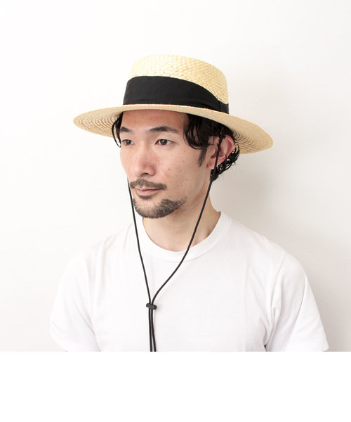 【halo commodity/ハロ コモディティー】Pot Hat カンカン帽 ストローハット