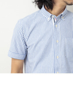 ニットテープカノコ半袖シャツ（※テレワーク、オフィスカジュアルに最適）