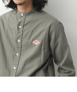 【DANTON/ダントン】BAND COLLAR SHIRT L/S FLANNEL バンドカラー フランネルシャツ