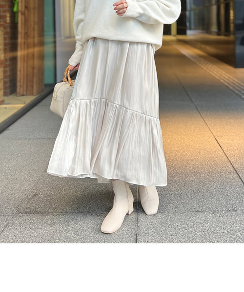 プラチナ割繊ギャザースカート | NOLLEY'S（ノーリーズ）の通販 - &mall