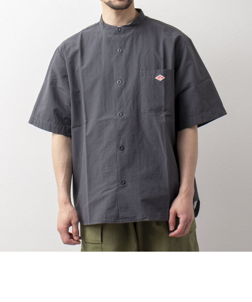 DANTON/ダントン】BAND COLLAR SHIRT SS SCL 半袖バンドカラーシャツ