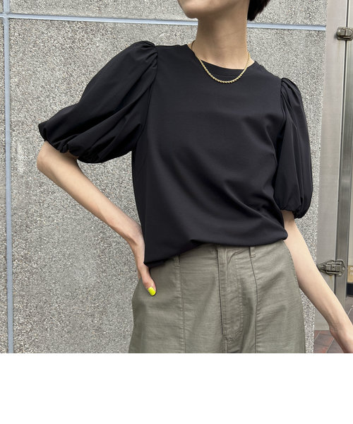 ◇【WEB限定】ストレッチポンチ袖タフタTシャツ(接触冷感・UVカット