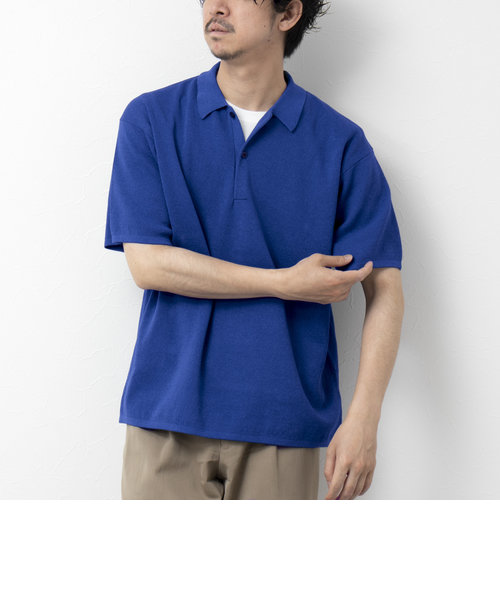 【WORK ABOUT/ワークアバウト】MILANO POLO-shirt ニットポロシャツ