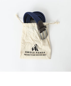 【SWOLE PANDA/スウォール パンダ】RECYCLED WOVEN BELT SOLID