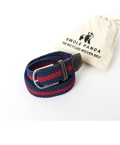 SWOLE PANDA/スウォール パンダ】RECYCLED WOVEN BELT STRIPE