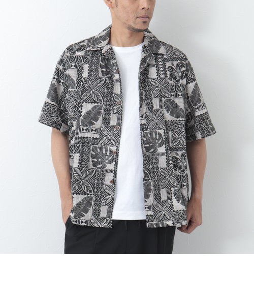 Hilo Hattie/ヒロハッティ】別注 Aloha Shirt square アロハシャツ