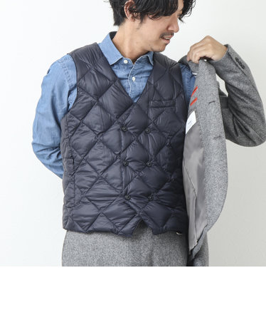 【TAION/タイオン】W-BREASTED SNAP BUTTON DOWN GILET