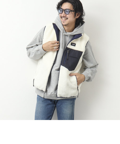 【TAION/タイオン】DOWN×BOA REVERSIBLE VEST