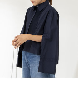 【MARILYN MOON/マリリーンムーン】cropped open sleeve shirt