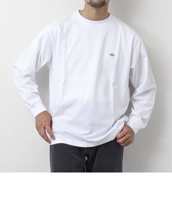 【DANTON/ダントン】LONG SLEEVE T-SHIRT ワッペンロゴ ロンTシャツ