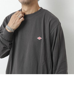 【DANTON/ダントン】LONG SLEEVE T-SHIRT ワッペンロゴ ロンTシャツ