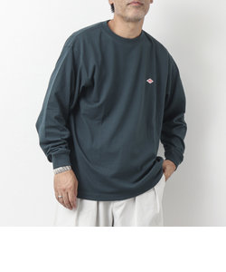 【DANTON/ダントン】LONG SLEEVE T-SHIRT ワッペンロゴ ロンTシャツ