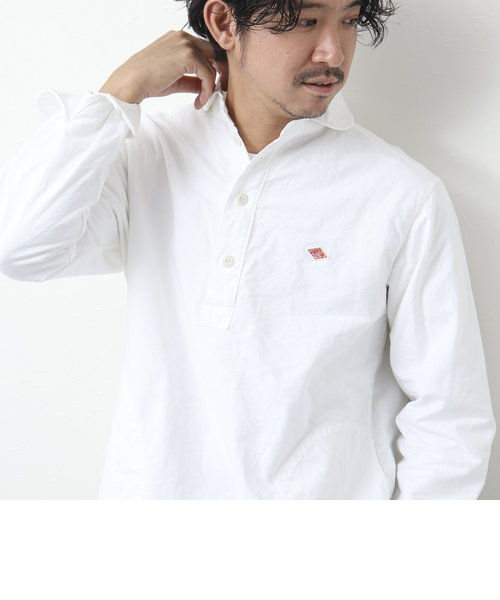 【DANTON/ダントン】SOX ROUND COLLAR PO SHIRT L/S ラウンドカラーシャツ