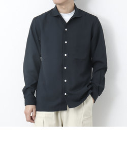 《防シワ / UVカット》ワンピースカラー長袖シャツ