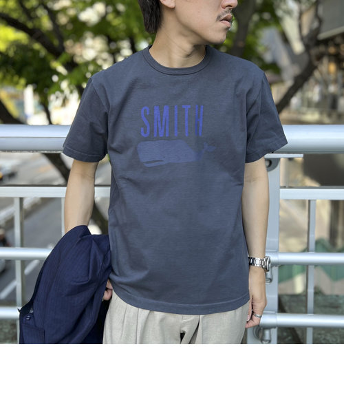 【BARNS OUTFITTERS/バーンズアウトフィッターズ】別注 TUBE Tシャツ SMITH